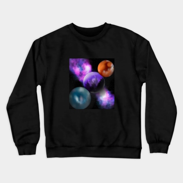 Forest Portal Crewneck Sweatshirt by DokKaeBi Studios